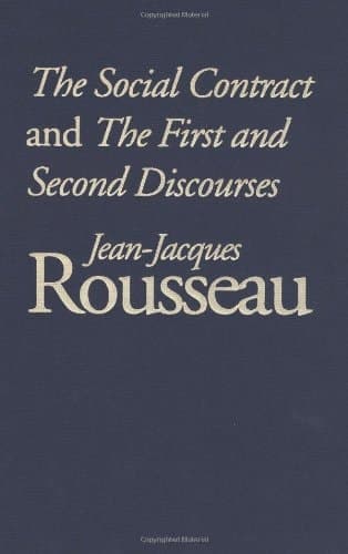 Cover of The Social Contract And, The First and Second Discourses