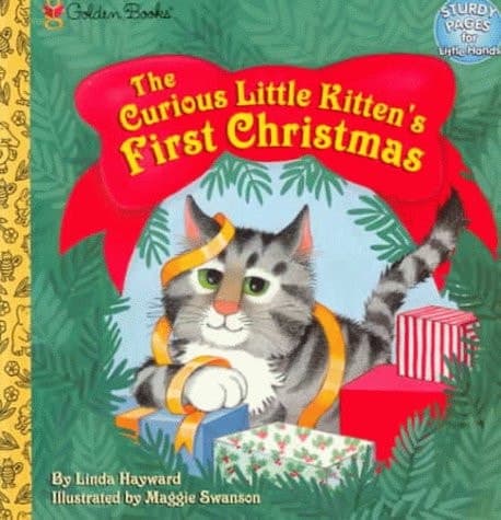 Cover of The Curious Little Kitten's First Christmas