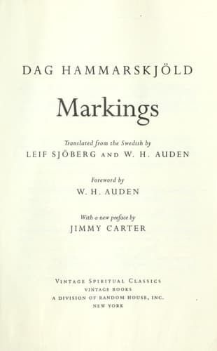 Cover of Markings