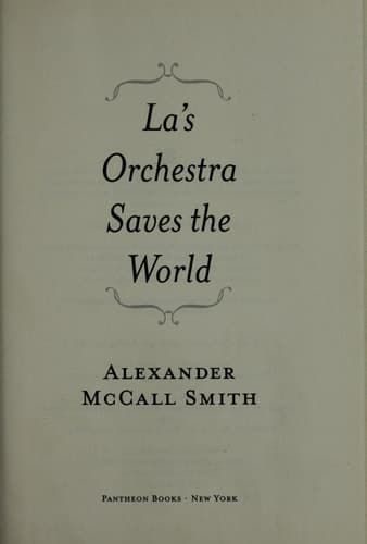 Cover of La's Orchestra Saves the World