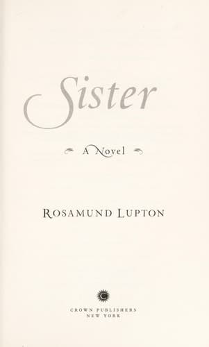 Cover of Sister A Novel