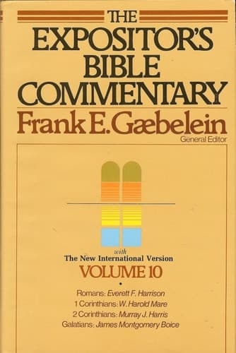 Cover of The Expositor's Bible Commentary With the New International Version of the Holy Bible. Romans-Galatians