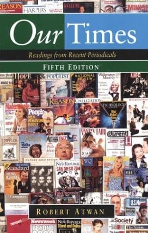 Cover of Our Times Readings from Recent Periodicals