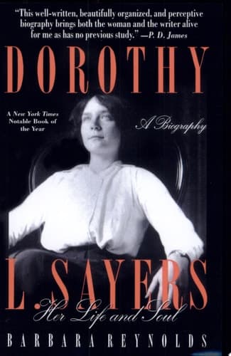 Cover of Dorothy L. Sayers Her Life and Soul