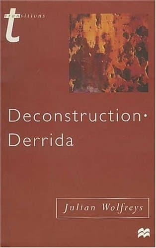 Cover of Deconstruction - Derrida