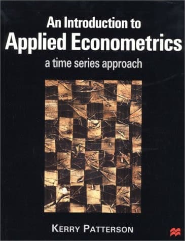 Cover of An Introduction To Applied Econometrics