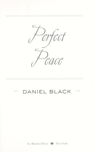 Cover of Perfect Peace A Novel