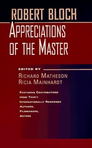 Cover of Robert Bloch Appreciations of the Master