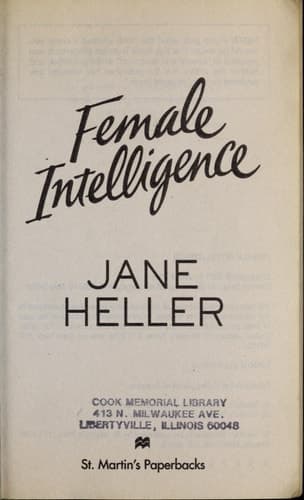 Cover of Female Intelligence