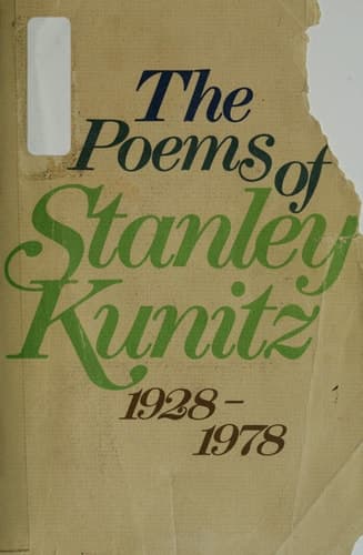 Cover of The Poems of Stanley Kunitz, 1928-1978
