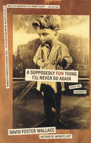 Cover of A Supposedly Fun Thing I'll Never Do Again: Essays and Arguments