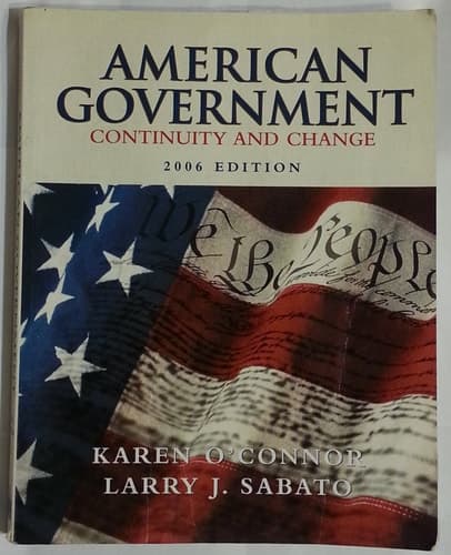 Cover of American Government Continuity and Change