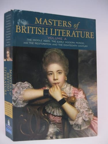 Cover of Masters of British Literature: The Middle Ages