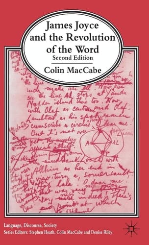 Cover of James Joyce and the Revolution of the Word