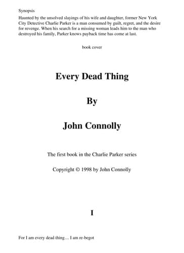 Cover of Every Dead Thing