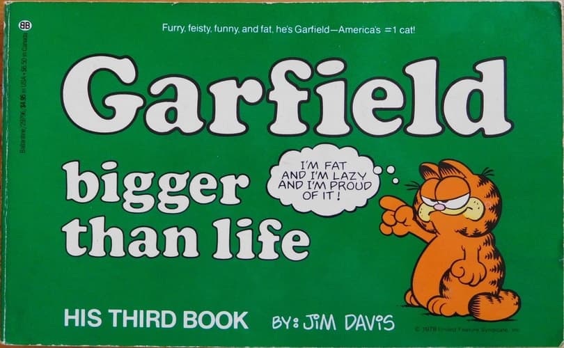 Cover of Garfield Bigger Than Life His Third Book