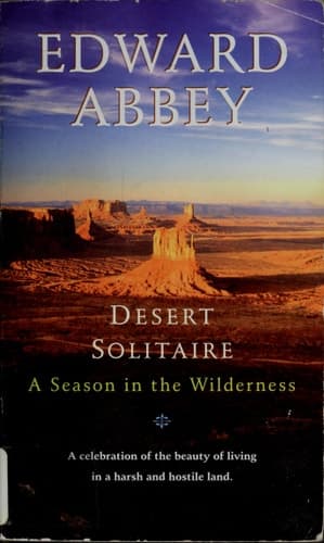 Cover of Desert Solitaire A Season in the Wilderness