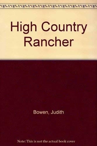 Cover of High Country Rancher
