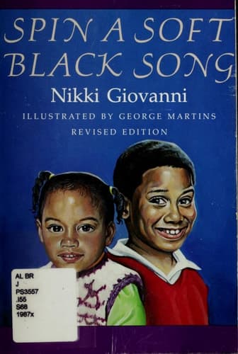 Cover of Spin a Soft Black Song: Poems for Children