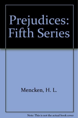 Cover of Prejudices: Fifth Series