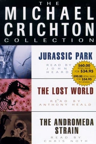 Cover of Michael Crichton Value Collection: Andromeda Strain, Jurassic Park, and The Lost World (The Michael Crichton Collection)