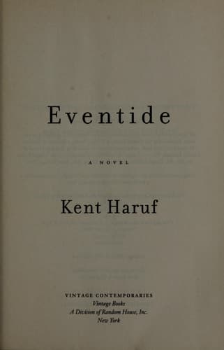 Cover of Eventide