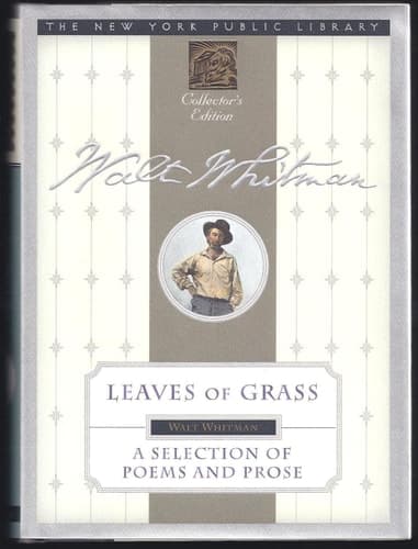 Cover of Leaves of Grass: New York Public Library Collector's Edition (New York Public Library Collector's Editions)