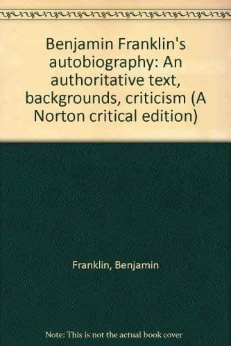 Cover of Autobiography An Authoritative Text
