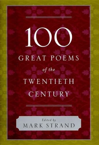 Cover of 100 Great Poems of the Twentieth Century