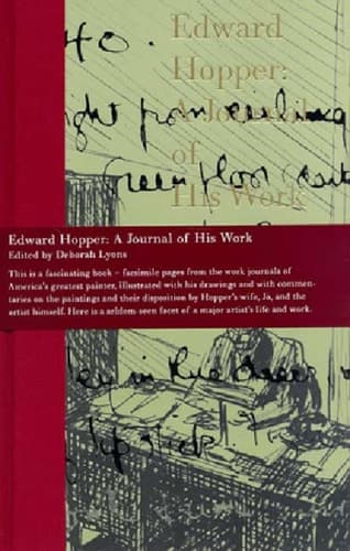 Cover of Edward Hopper A Journal of His Work