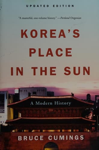 Cover of Korea's Place in the Sun: A Modern History (Updated Edition)