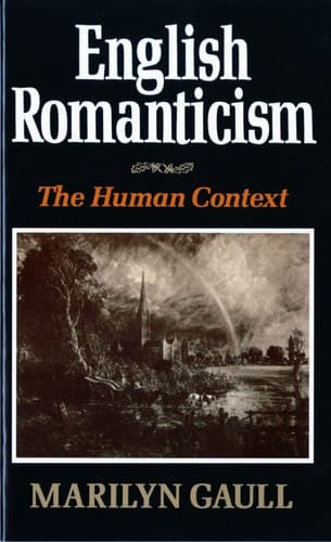 Cover of English Romanticism The Human Context