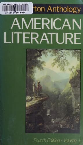 Cover of The Norton Anthology of American Literature