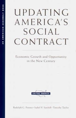 Cover of Updating America's Social Contract Economic Growth and Opportunity in the New Century