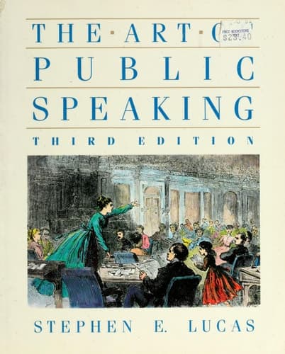 Cover of The Art of Public Speaking