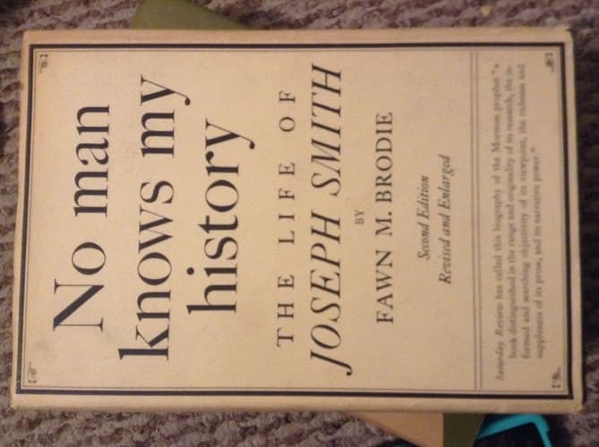 Cover of No Man Knows My History : The Life of Joseph Smith