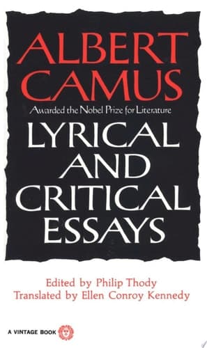 Cover of Lyrical And Critical Essays