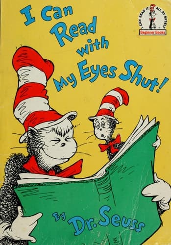 Cover of I Can Read With My Eyes Shut