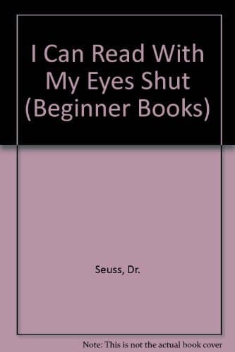 Cover of I Can Read With My Eyes Shut