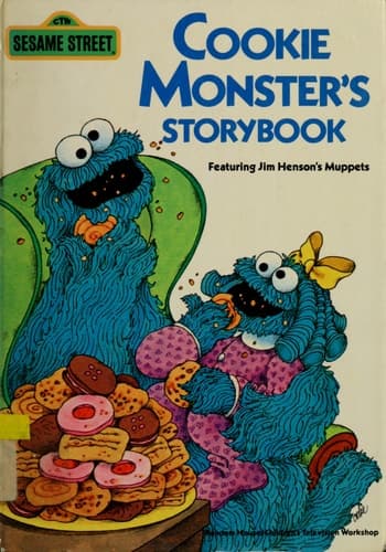 Cover of The Cookie Monster's Storybook Featuring Jim Henson's Muppets