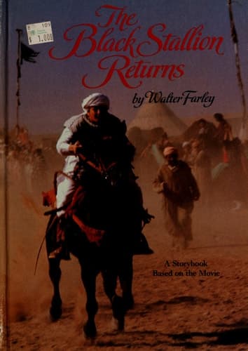 Cover of The Black Stallion Returns A Storybook Based on the Movie
