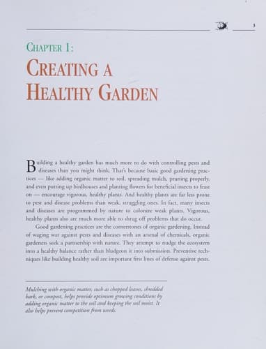 Cover of Organic Pest & Disease Control How to Grow a Healthy, Problem-free Garden