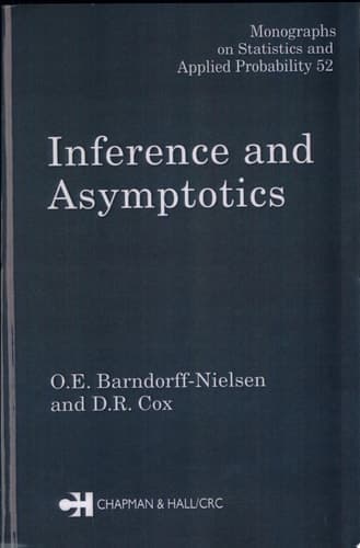 Cover of Inference and Asymptotics