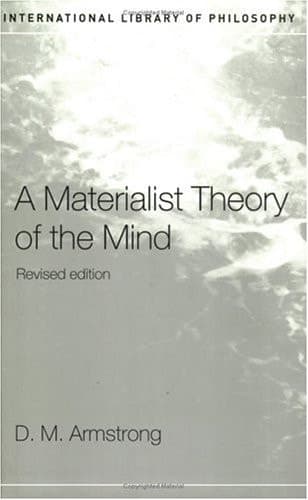 Cover of A Materialist Theory of the Mind