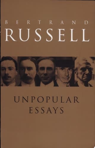 Cover of Unpopular Essays