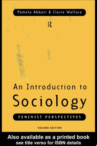 Cover of An Introduction to Sociology Feminist Perspectives