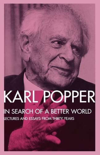 Cover of In Search of a Better World Lectures and Essays from Thirty Years