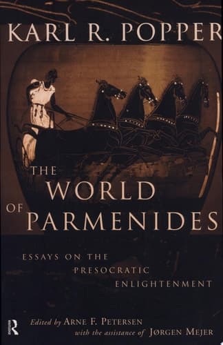 Cover of The World of Parmenides Essays on the Presocratic Enlightenment