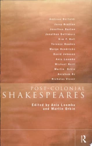 Cover of Post-colonial Shakespeares