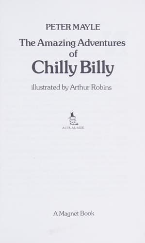 Cover of The Amazing Adventures of Chilly Billy